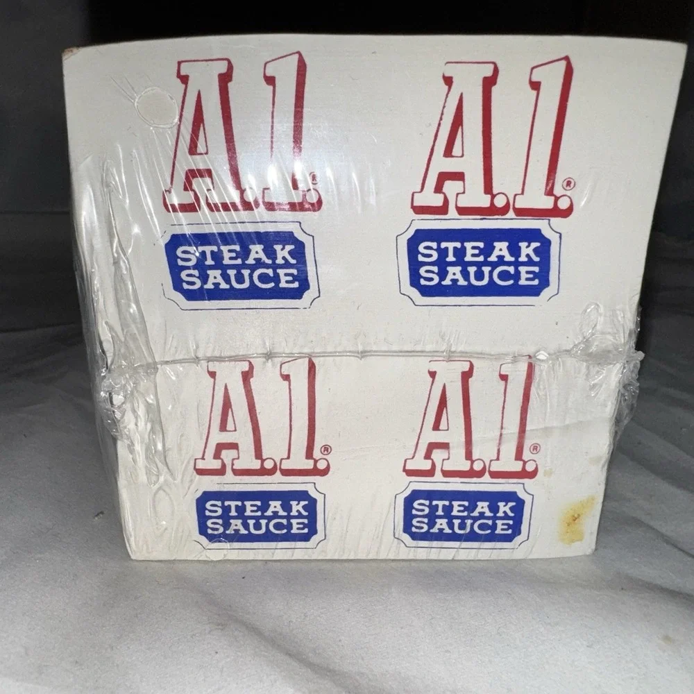 VTG Sticky Notepad Nabisco Brand Grey Poupon, A1 Steak Logo‎ Collectors Item